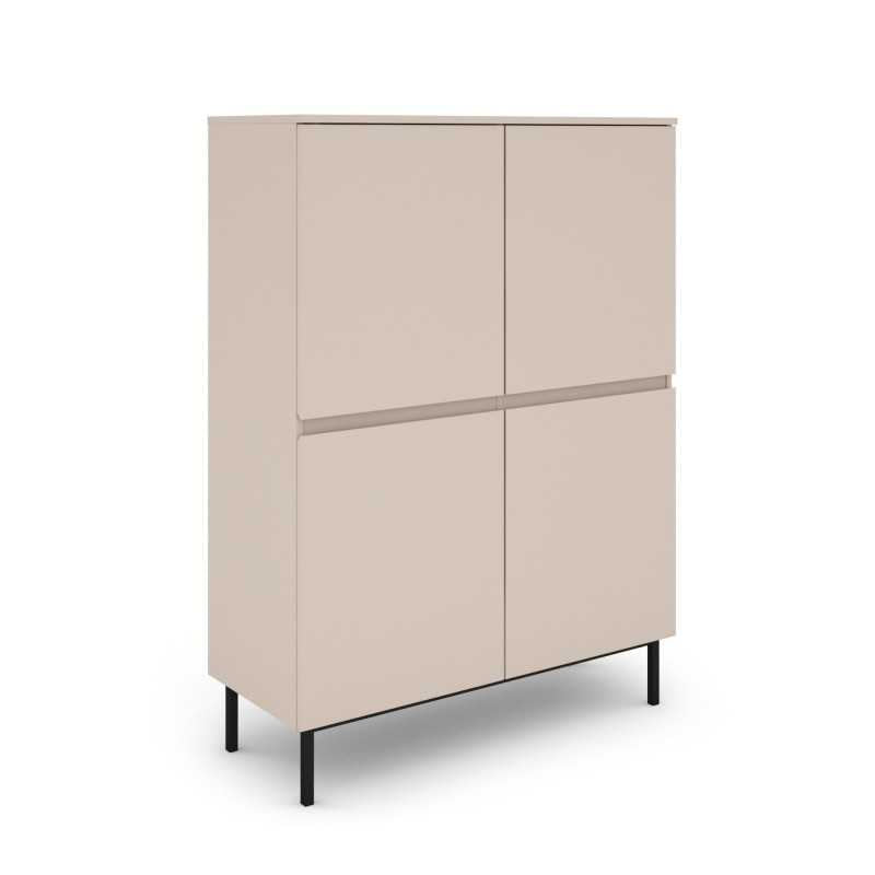 Buffet haut ARNI cachemire 4 portes 100cm