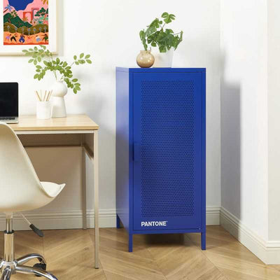 Caisson de bureau PANTONE métal bleu électrique h105cm