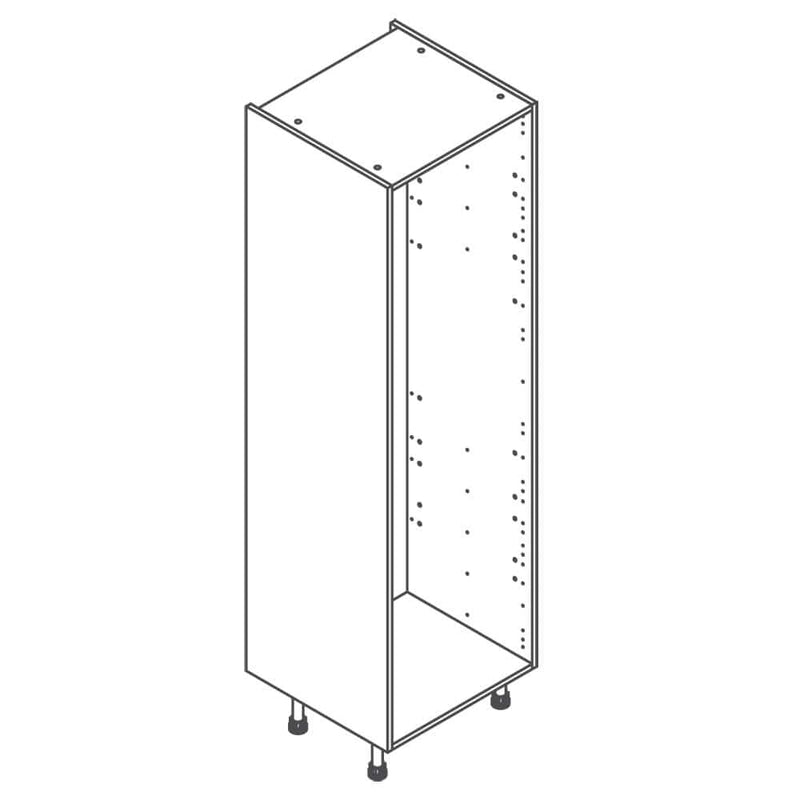 Caisson colonne de cuisine bois 200x40cm, meuble haut sur mesure fabrication française