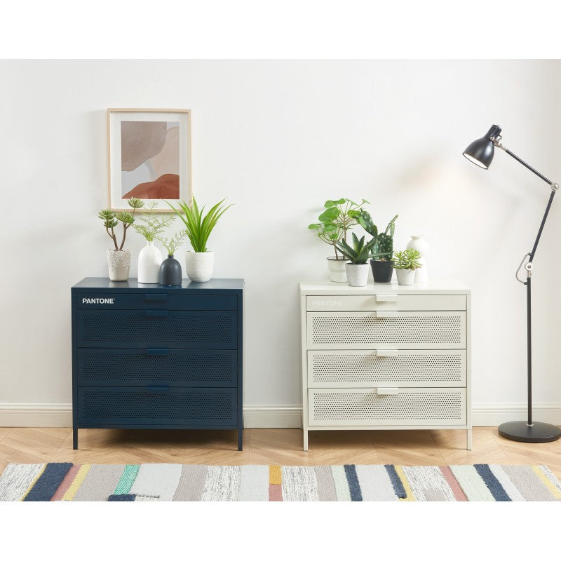 Commode PANTONE 4 tiroirs bleu nuit 80cm