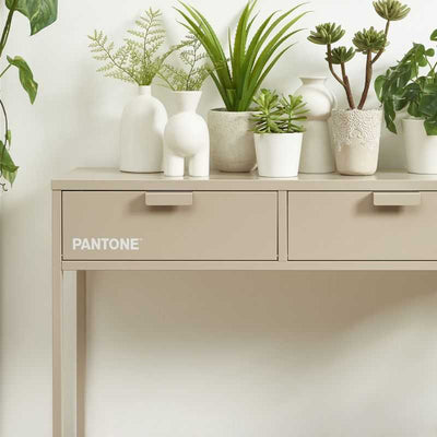 Console PANTONE métal taupe 100cm