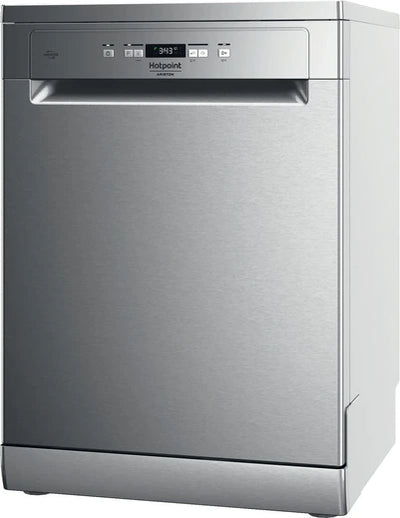 Lave-vaisselle HOTPOINT HFC3C26FX : Pose libre 14 couverts inox, ActiveDry, Flexiload et 3ème tiroir