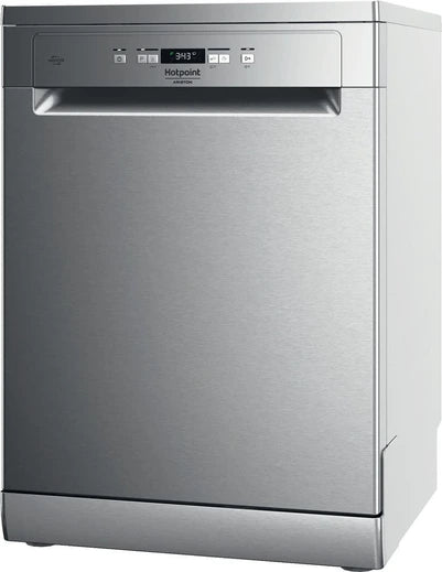 Lave-vaisselle HOTPOINT HFC3C26FX : Pose libre 14 couverts inox, ActiveDry, Flexiload et 3ème tiroir