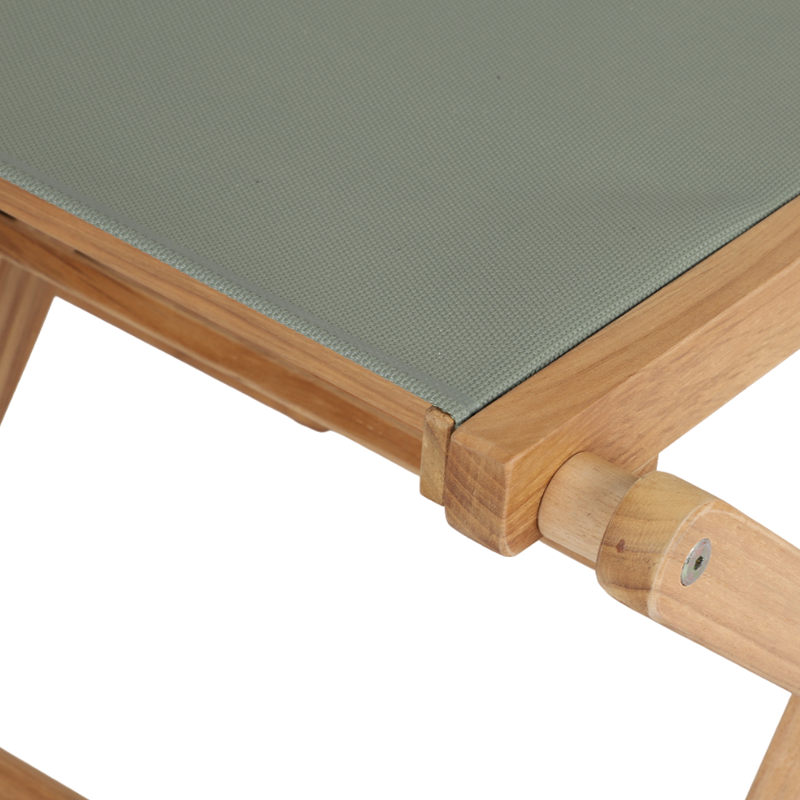 Ensemble table et 2 chaises de jardin SAFARI en teck FSC