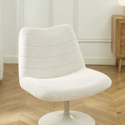 Fauteuil rotatif ANTEA tissu beige