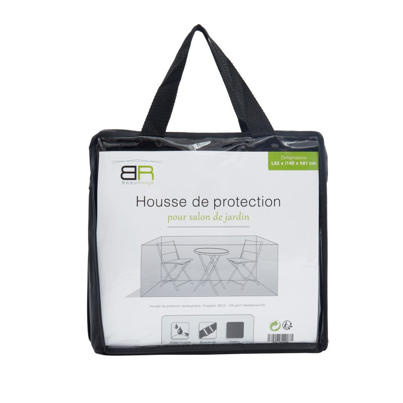 Housse de protection imperméable pour salon de balcon 2 places, anti-UV