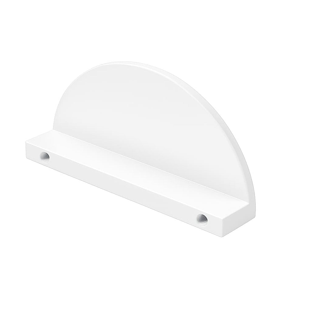 Poignée de meuble cuisine 100mm en métal blanc, finition moderne sur mesure