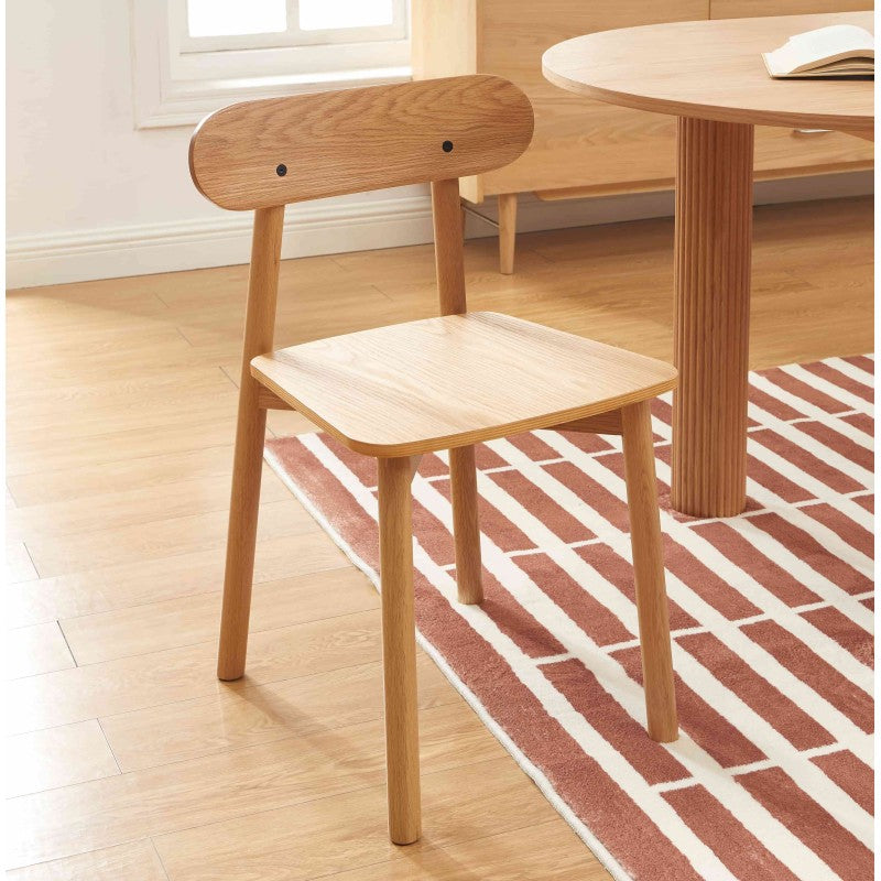 Lot de 2 chaises CELESTE chêne