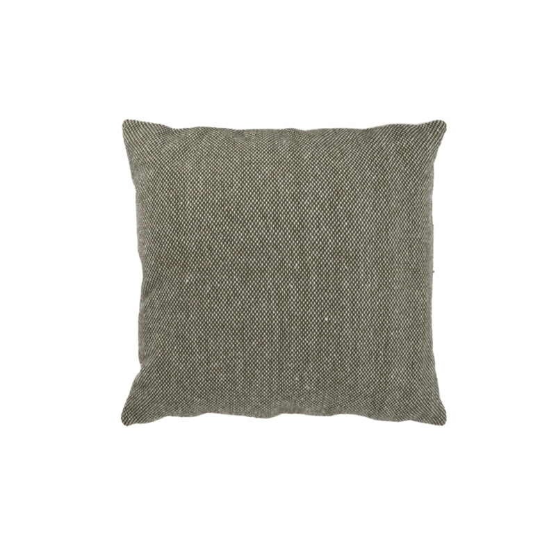 Lot de 2 coussins TOW 45x45cm en coton beige et vert