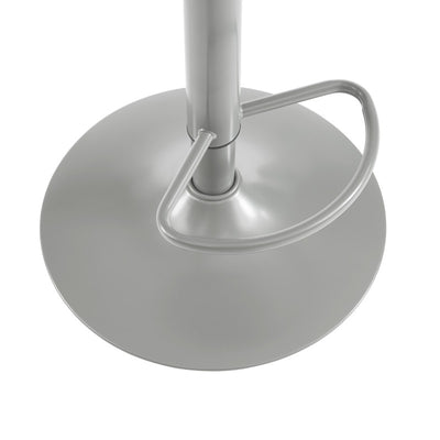 Tabouret de bar HOLY métal gris mat réglable