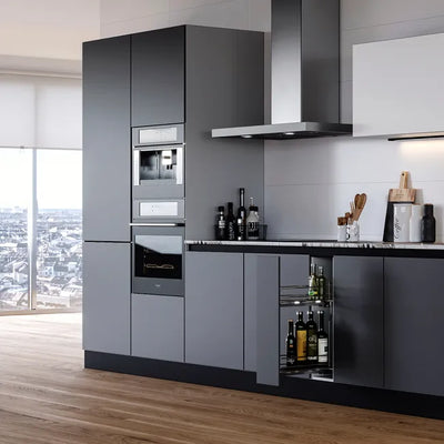 Porte-Bouteilles Latéral — Module 150 mm, Fermeture Amortie