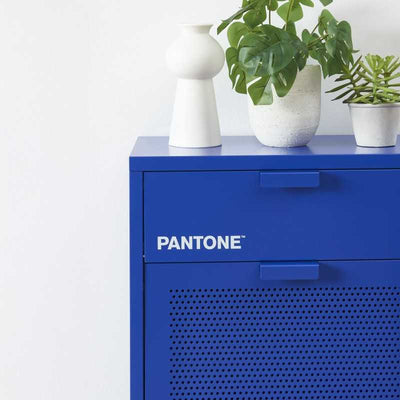 Meuble à chaussures PANTONE métal bleu électrique