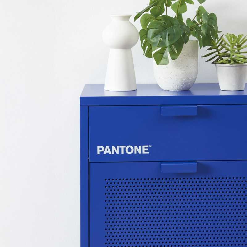Meuble à chaussures PANTONE métal bleu électrique