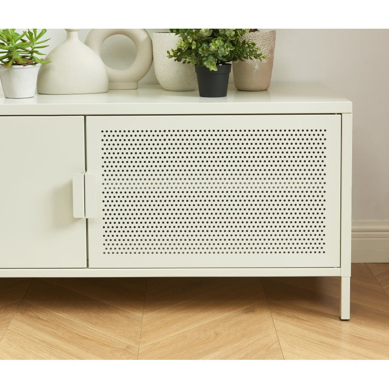 Meuble TV PANTONE beige sable 120cm