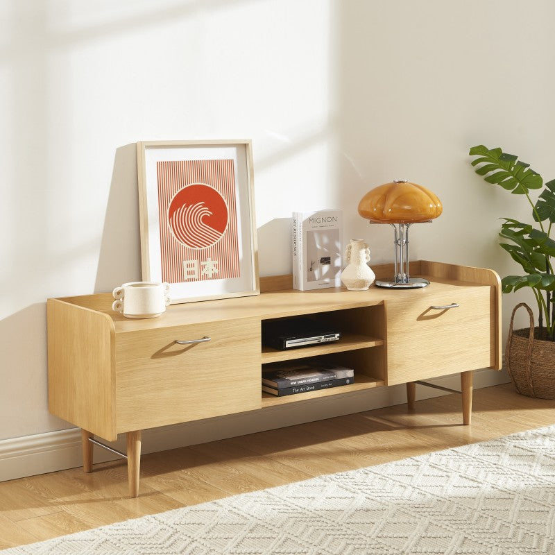 Meuble TV TWIGGY placage chêne 150x53cm