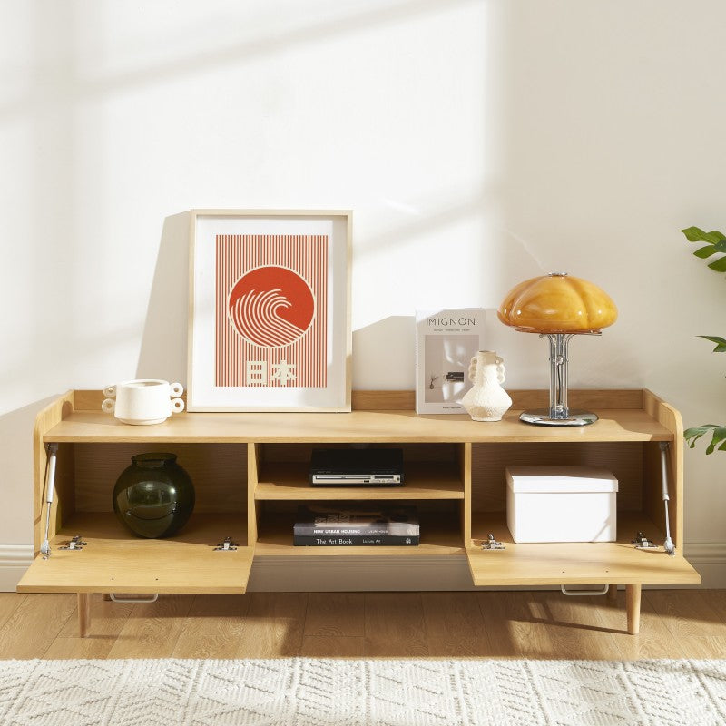 Meuble TV TWIGGY placage chêne 150x53cm