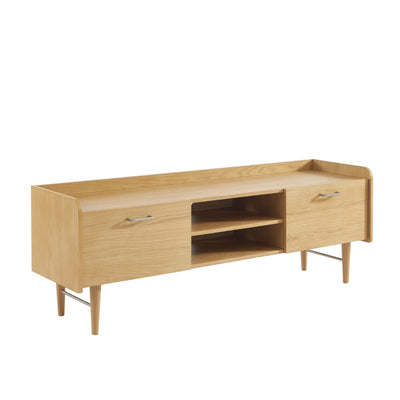 Meuble TV TWIGGY placage chêne 150x53cm