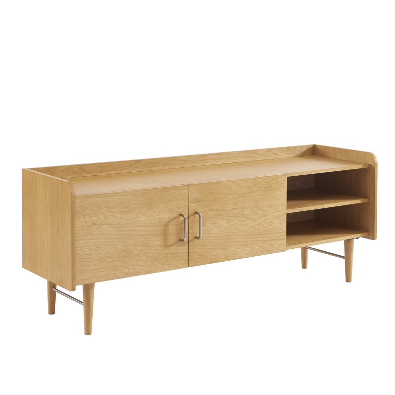 Meuble TV TWIGGY placage chêne 150x57cm