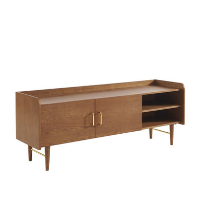 Meuble TV TWIGGY placage frêne 150x57cm