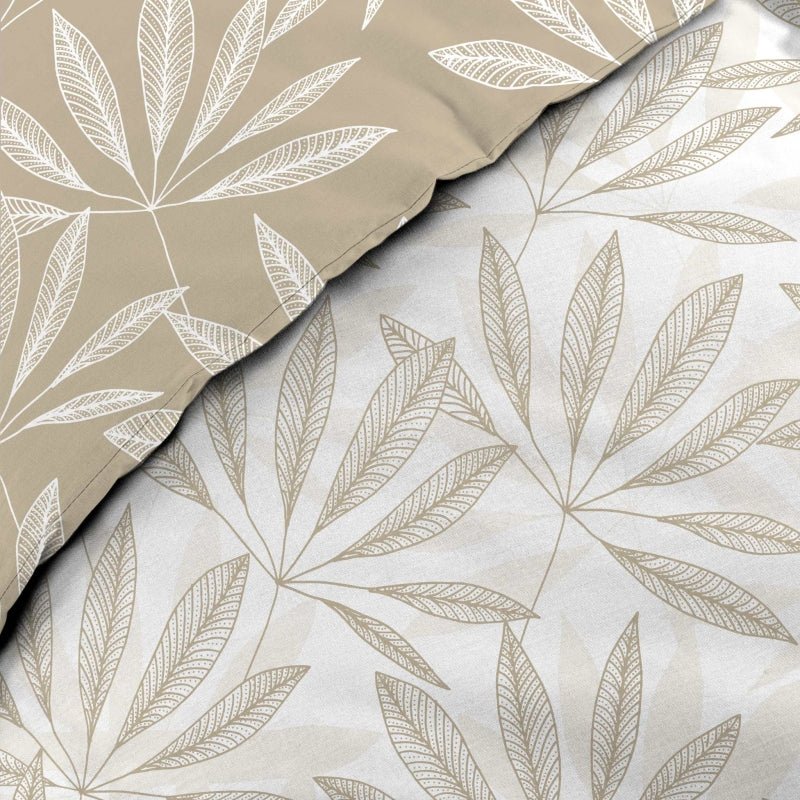 Parure de couette JAKU naturel 240x220 cm (3 pièces)