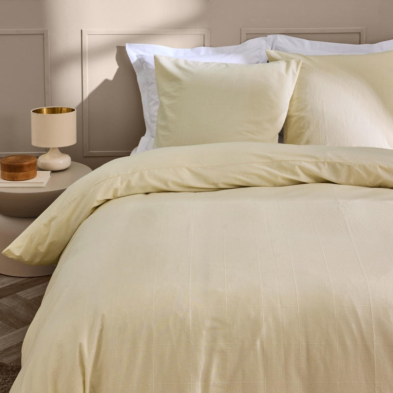 Parure de couette KITO ivoire 260x240 cm (3 pièces)