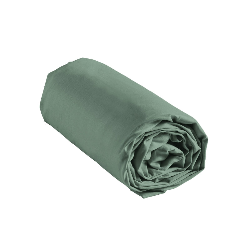 Parure de couette KITO sauge 260x240 cm (3 pièces)