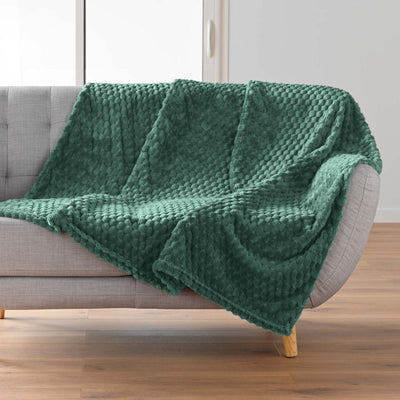 Plaid doux BOFY cèdre 125x150 cm