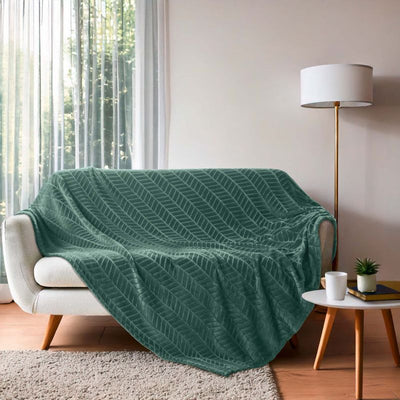 Plaid doux SAJY cèdre 180x220 cm