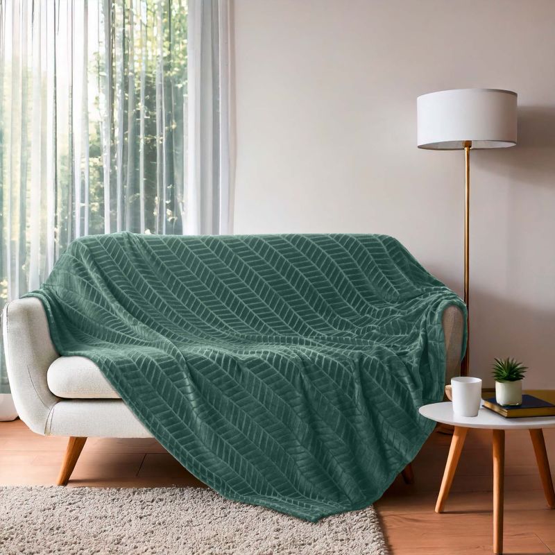 Plaid doux SAJY cèdre 180x220 cm