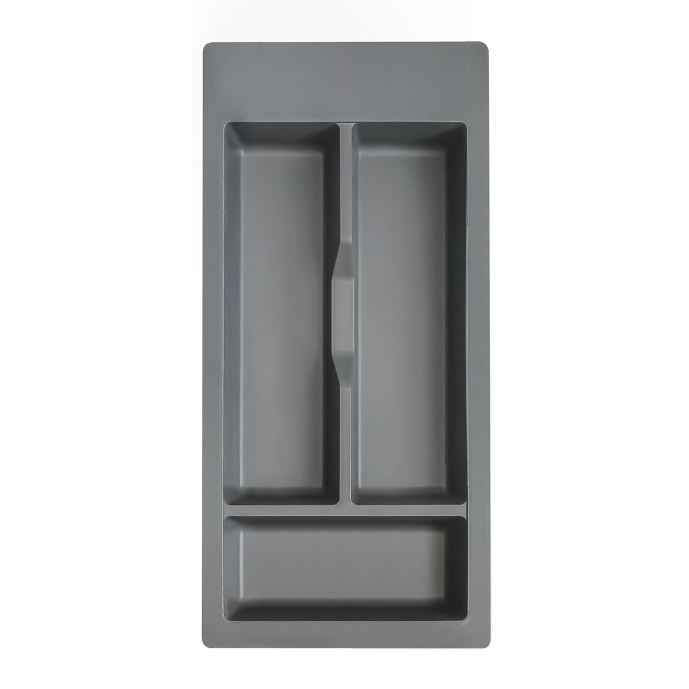 Organiseur de tiroir anthracite 209x473mm pour meuble cuisine 30cm, hauteur 45mm