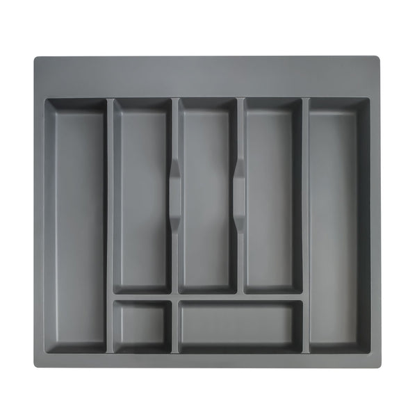 Range-couverts tiroir 509x473mm finition anthracite pour meuble cuisine 60cm