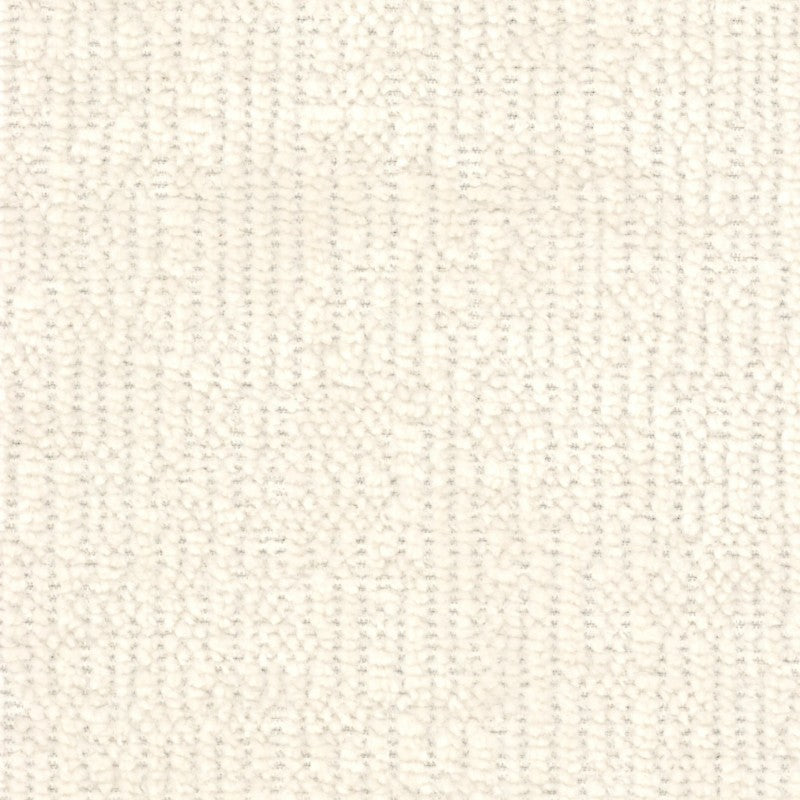 Pouf CARLOTTA tissu chenille écru