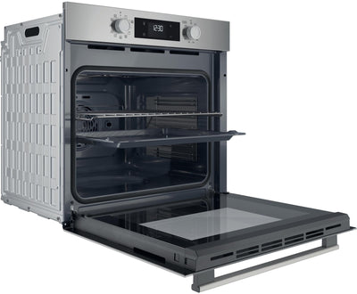 Four encastrable HOTPOINT HAO3 K58CU1 X : Multifonction 71 L, catalyse, gril basculant et classe A+