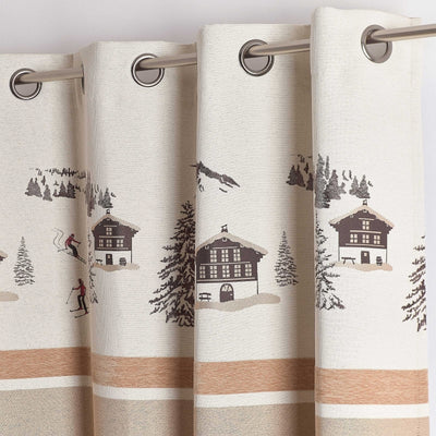 Rideau AGNE beige 140x260cm