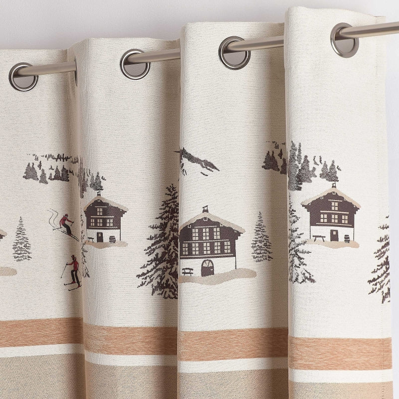 Rideau AGNE beige 140x260cm