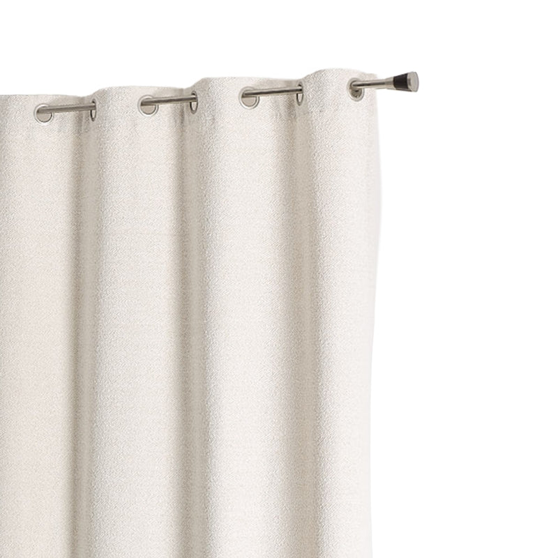 Rideau FLUB écru 140x260cm, tombé élégant teinte naturelle pour fenêtre salon