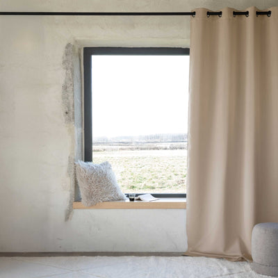 Rideau non feu FUZE beige 140x180cm