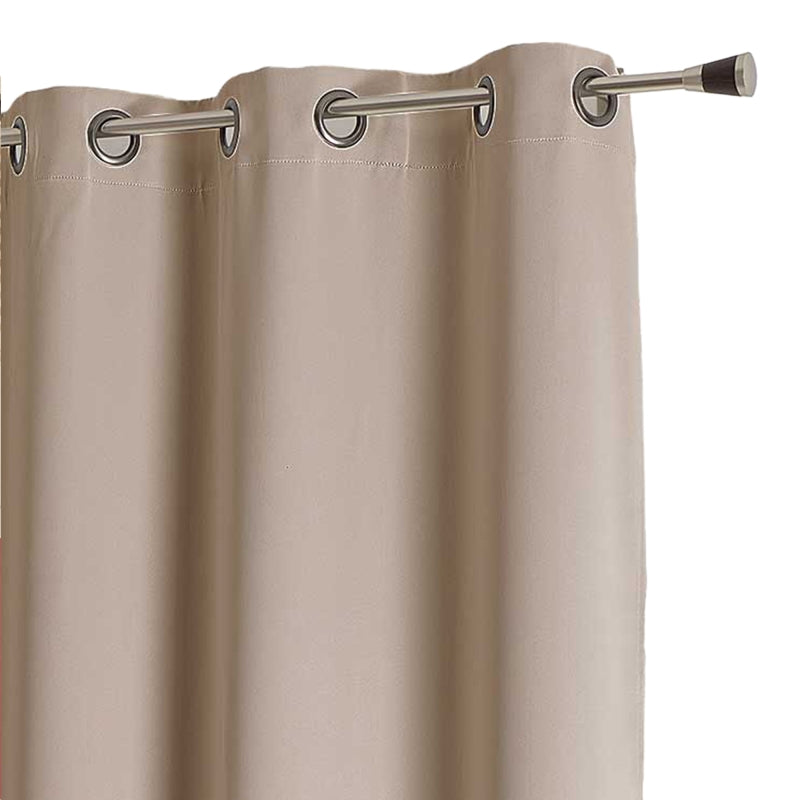 Rideau occultant non feu M1 beige FUZE 140x260cm, protection thermique et lumineuse
