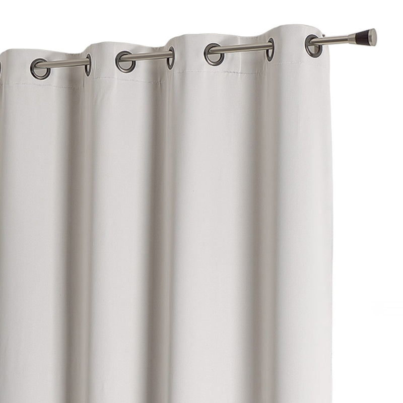 Rideau occultant non feu blanc cassé 140x260cm, tissu M1 pour intérieur