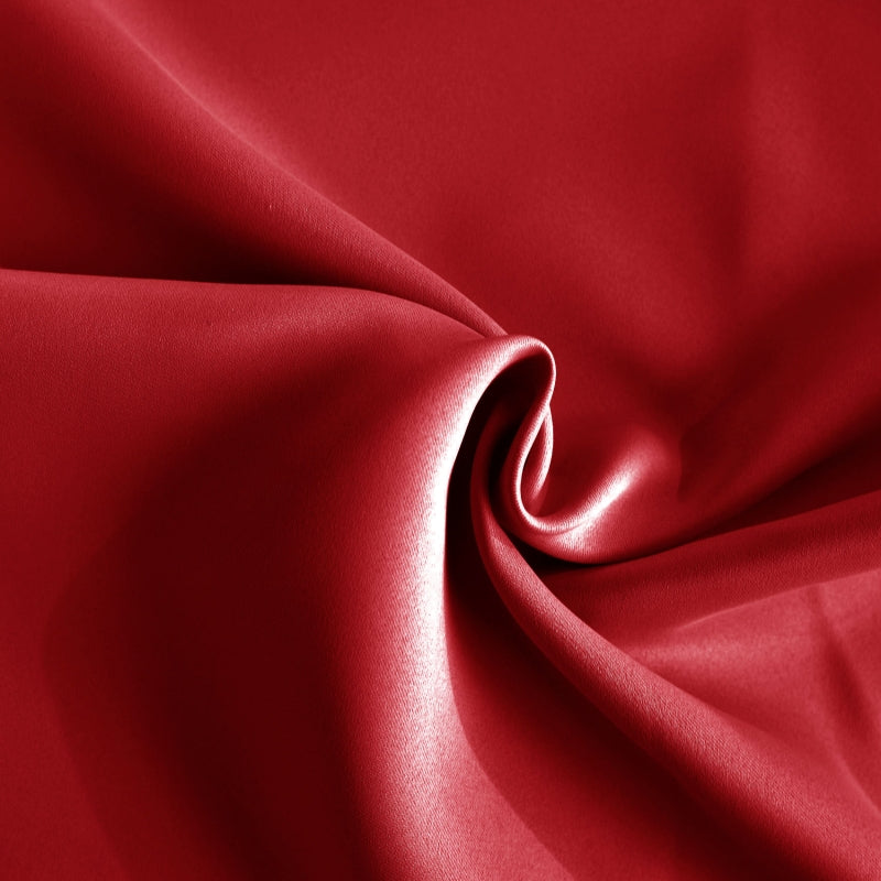 Rideau non feu FUZE rouge carmin 140x260cm