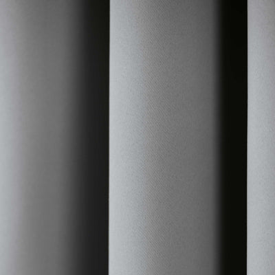 Rideau non feu FUZE gris minéral 140x180cm