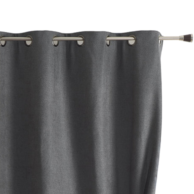 Rideau isolant phonique occultant anthracite 140x260cm, decoration interieure contemporaine