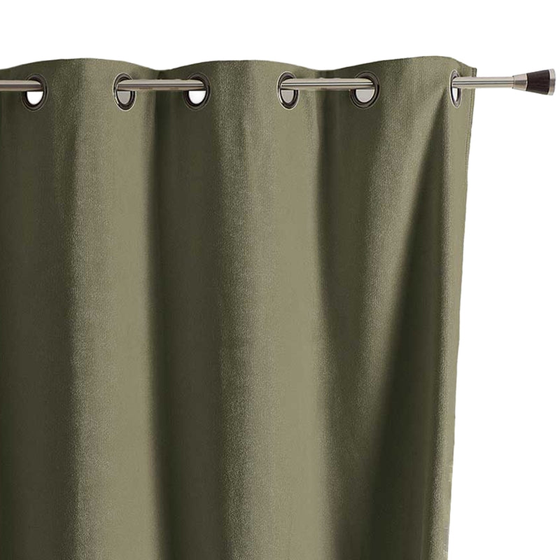 Rideau occultant isolant phonique kaki 140x260cm, decoration interieure sur mesure