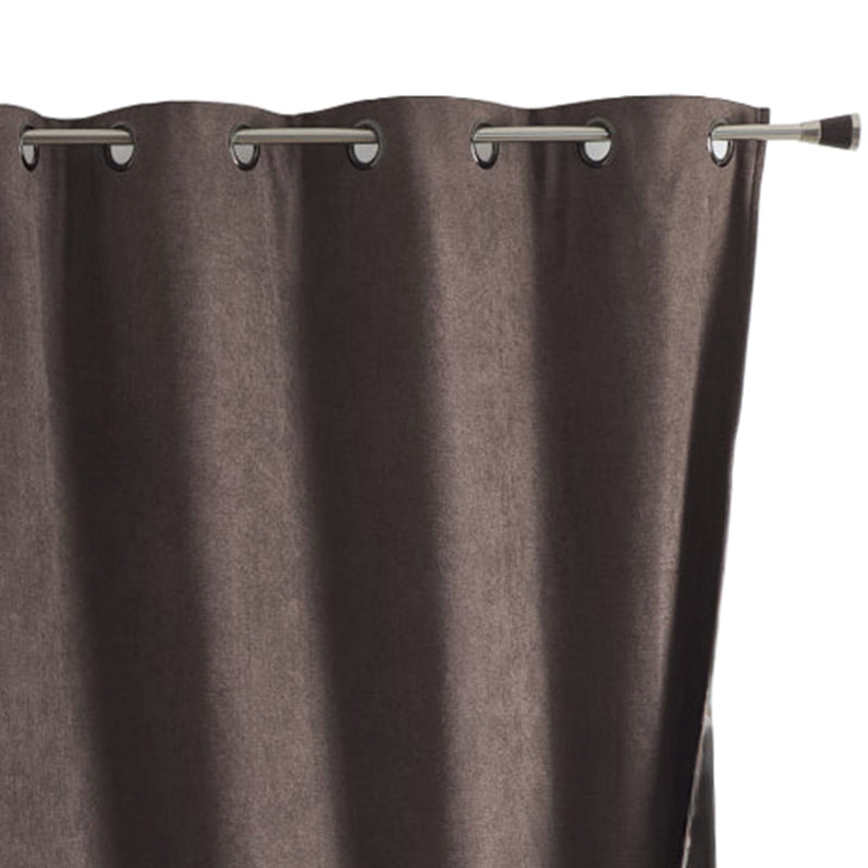 Rideau occultant isolant phonique taupe 140x180cm, idéal pour fenêtre cuisine