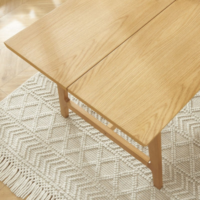 Table à manger PERRETTE rectangulaire placage chêne 200cm