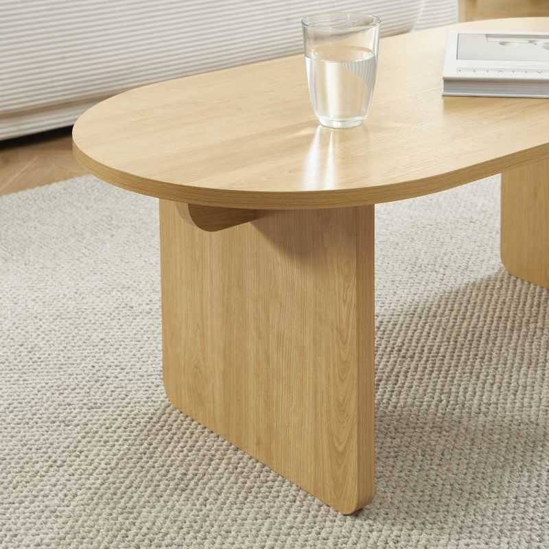 Table basse AFFY effet chêne