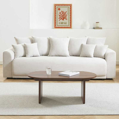 Table basse AFFY effet noyer