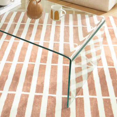 Table basse GINZA verre trempé transparent