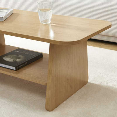 Table basse LANGO effet chêne