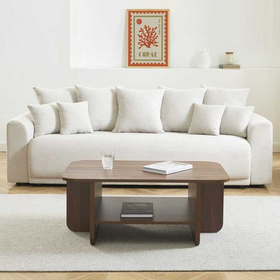 Table basse ROKIA effet noyer